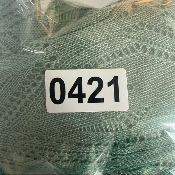 Free People Intimately pretty in pointelle green bodysuit 20421 - Picture 10 of 11